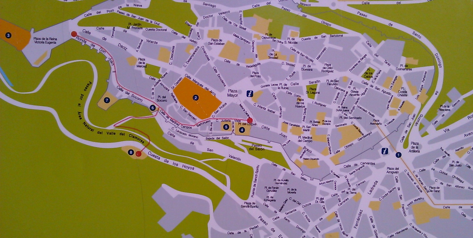 segovia touristic map