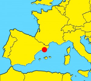 mapa barcelona spain